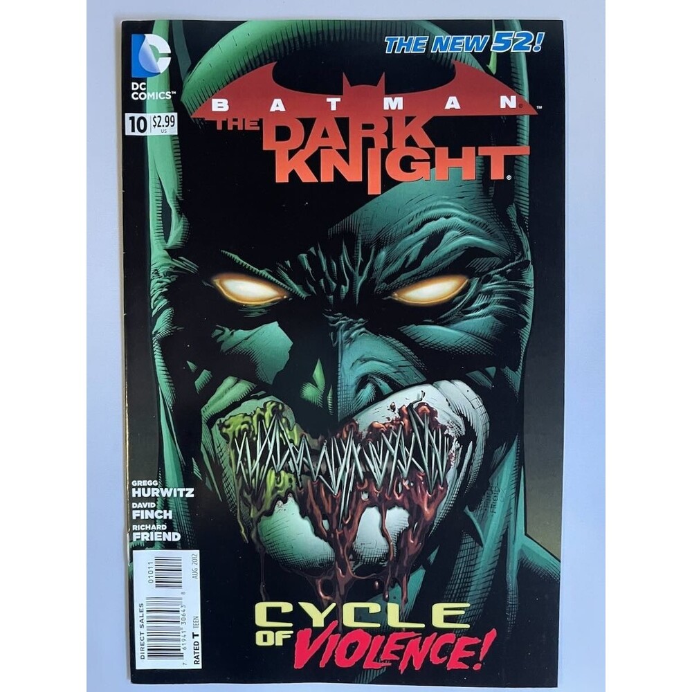 Batman The Dark Knight #10 David Finch, Richard Friend, DC Comics VF Comic Book